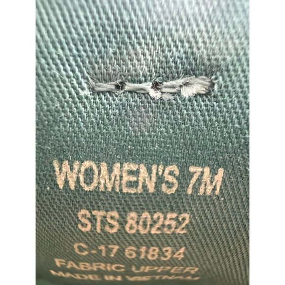 Sperry Women's Top-Sider Coil Canvas Slip-On Boat Shoes Size 7M Teal Blue Casual - Picture 8 of 8